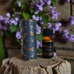 Huile Parfumée du Soleil Crépusculaire - Senteur Vanille et de Bois de Santal -Pour brûle Parfum