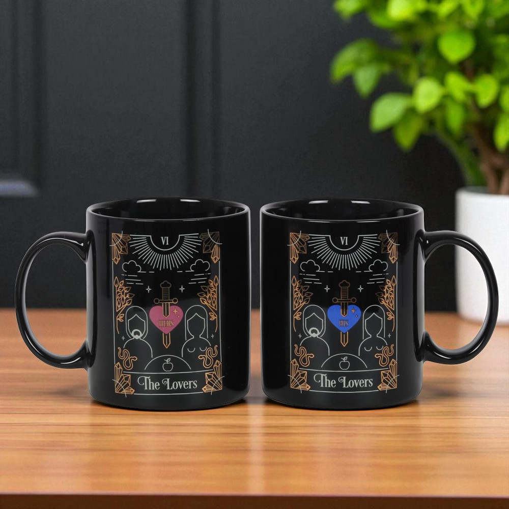 FT_70131-Photoroom Mug Pour Duo - Couple - "Lovers Tarot" – Image 1