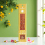 Porte encens en bois Soleil Doré