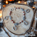 Bracelet Halloween - Dents de Vampire & Fleurs – Image 2