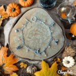Bracelet Automne - Pomme de Pin - Écureuil - Gland - Pêche – Image 2