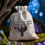 Broche "Éclat Violet"