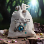 Broche “Bleu Océan”
