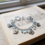 Bracelet Floral - Bleu