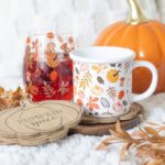 Mug Céramique Motifs Citrouille & Feuilles d’Automne - Bobo – Image 4
