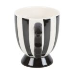 Nocturne Tea – Tasse Ailée à Rayures Monochromes – Image 4