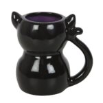 Mystic Feline – Mug Céramique Queue Enroulée & Regard Envoûtant – Image 3