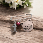Broche Féline "Poisson Chat"