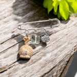 Broche Chat en Coeur