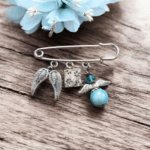 Broche  Ange Bleu