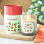 Bougie  Parfumée à la Pastèque – Fraîcheur Fruitée pour une Ambiance Gourmande