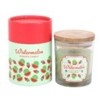 Bougie  Parfumée à la Pastèque – Fraîcheur Fruitée pour une Ambiance Gourmande – Image 3
