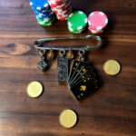 Broche Casino - Jaune