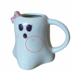 Mug  Fantôme Miss Boo – Un Compagnon Enchanté pour Vos Boissons d’Automne (Bobo) – Image 2