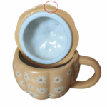 Pumpkin Bloom – Mug Citrouille Céramique à Fleurs Vintage (Bobo) – Image 3