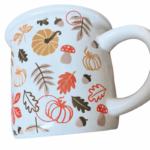 Mug Céramique Motifs Citrouille & Feuilles d’Automne - Bobo – Image 2