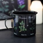 Mug “Plantes Vénéneuses” – Élégance Gothique & Botanique