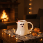 Mug  Fantôme Miss Boo – Un Compagnon Enchanté pour Vos Boissons d’Automne – Image 2