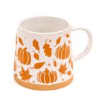 Mug en grès - Citrouille & Feuilles – Image 4