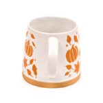 Mug en grès - Citrouille & Feuilles – Image 3
