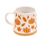 Mug en grès - Citrouille & Feuilles – Image 2