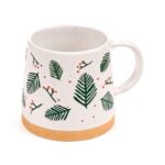 Mug en grès - Branches de Sapin et Baies – Image 2