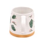 Mug en grès - Branches de Sapin et Baies – Image 3