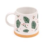 Mug en grès - Branches de Sapin et Baies – Image 4