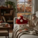 Bouillotte Micro-ondulable – Champignon Peluche à la Lavande – Image 5