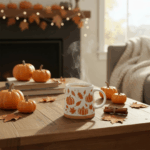 Mug en grès - Citrouille & Feuilles – Image 5