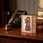 Carte Double "Téléphone Vintage – Hello