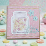 Carte Double "Happy Birthday – Bonbons Agrumes"