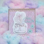 Carte Double "Happy Birthday – Barbe à Papa"