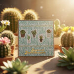 Carte Double "Joyeux Anniversaire – Plantes en Pot"
