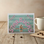 Carte Double "Starbucks Rayures – Coffee & Love"