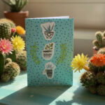 Carte Double "Bonne Fête – Plantes en Pot"