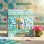 Carte Double "Joyeux Anniversaire – Cactus Fleuri & HUG ME!"