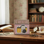 Carte Double "Appareil Photo Vintage – CHEESE