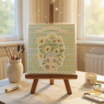 Carte Double "Maison en Fleurs Jaunes" – Pour les Jolis Changements