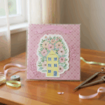 Carte Double "Maison en Fleurs Roses – Summer