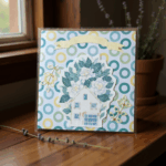 Carte Double "Maison en Fleurs – Cercles & Douceur