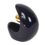 Brûle-Parfum Croissant de Lune Bleue Marine – Image 4