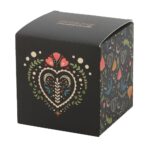 Bougie Tulipe Noire — Élégance Florale en Verre – Image 4