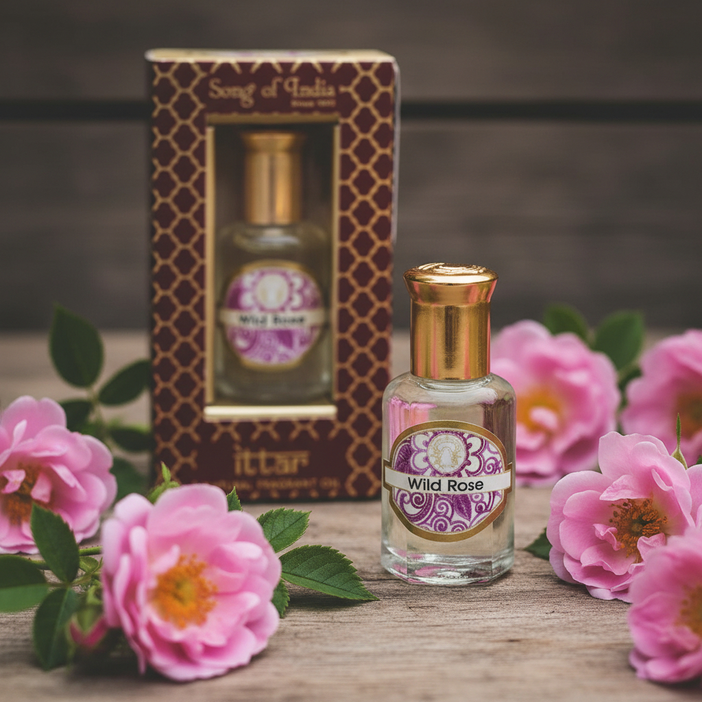 describe-a-change-7756c60a-866f-44f5-8700-59f8a0897888 Huile parfumée ayurvédique à la Rose Sauvage - 10ml – Image 1