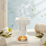 Brûle-Parfum Colonne Grecque - L’aromathérapie façon temple antique – Image 2