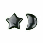 Lune & Étoile – Agate Noire- Protection, Amour fort, Stabilité – Image 2