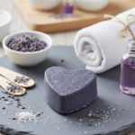Savon Exfoliant Cœur à la Lavande