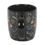 Mug Noir & Motif Floral Enchanté – Image 4