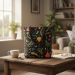 Totebag Midnight Bloom – Élégance Nocturne & Esprit Folk – Image 5