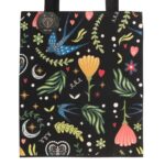 Totebag Midnight Bloom – Élégance Nocturne & Esprit Folk – Image 3